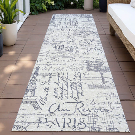 Addison Chantille ACN2209 Novelty Machine Made Transitional Ivory Rug