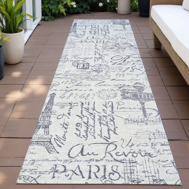 Addison Chantille ACN2209 Novelty Machine Made Transitional Ivory Rug