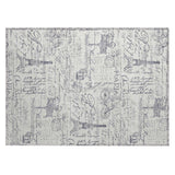 Addison Chantille ACN2209 Novelty Machine Made Transitional Ivory Rug