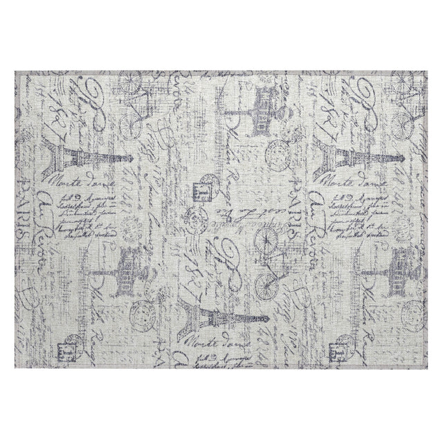 Addison Chantille ACN2209 Novelty Machine Made Transitional Ivory Rug