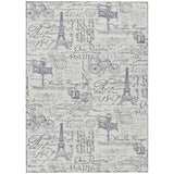 Addison Chantille ACN2209 Novelty Machine Made Transitional Ivory Rug