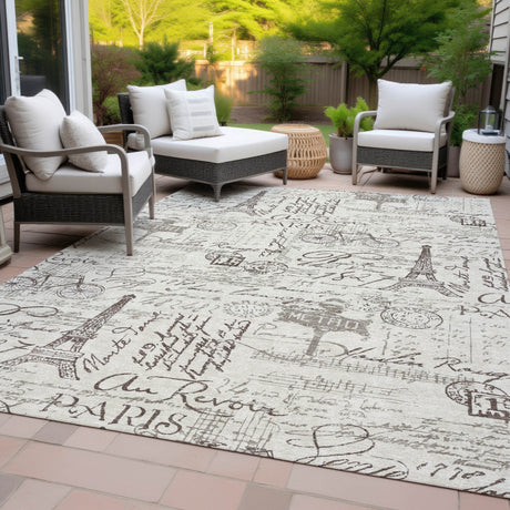 Addison Chantille ACN2209 Novelty Machine Made Transitional Linen Rug