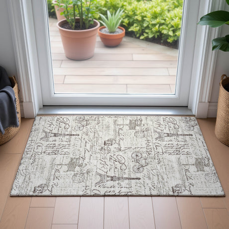 Addison Chantille ACN2209 Novelty Machine Made Transitional Linen Rug
