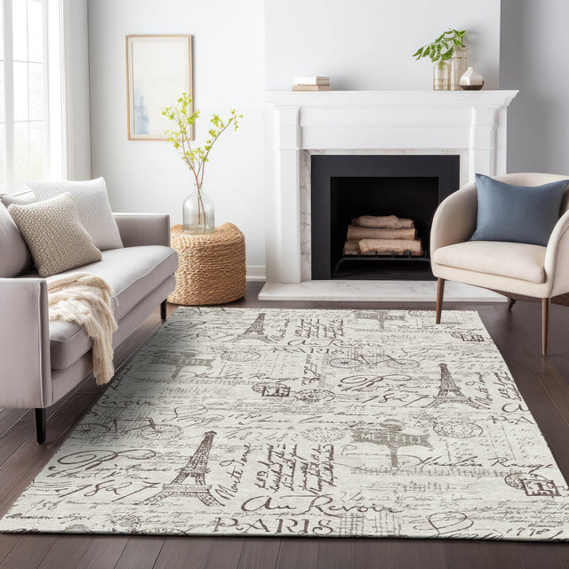 Addison Chantille ACN2209 Novelty Machine Made Transitional Linen Rug