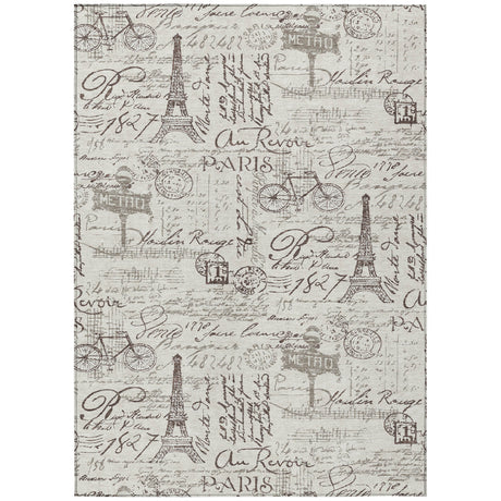 Addison Chantille ACN2209 Novelty Machine Made Transitional Linen Rug