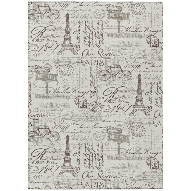 Addison Chantille ACN2209 Novelty Machine Made Transitional Linen Rug