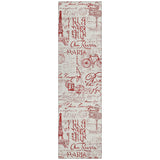 Addison Chantille ACN2209 Novelty Machine Made Transitional Red Rug