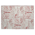 Addison Chantille ACN2209 Novelty Machine Made Transitional Red Rug