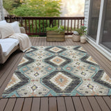 Addison Chantille ACN2210 Moroccan Machine Made Transitional Black Rug