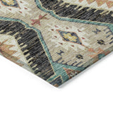 Addison Chantille ACN2210 Moroccan Machine Made Transitional Black Rug