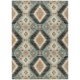 Addison Chantille ACN2210 Moroccan Machine Made Transitional Black Rug