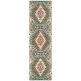 Addison Chantille ACN2210 Moroccan Machine Made Transitional Khaki Rug