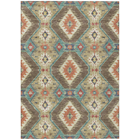 Addison Chantille ACN2210 Moroccan Machine Made Transitional Khaki Rug