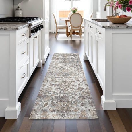Addison Chantille ACN2211 Modern Machine Made Transitional Taupe Rug