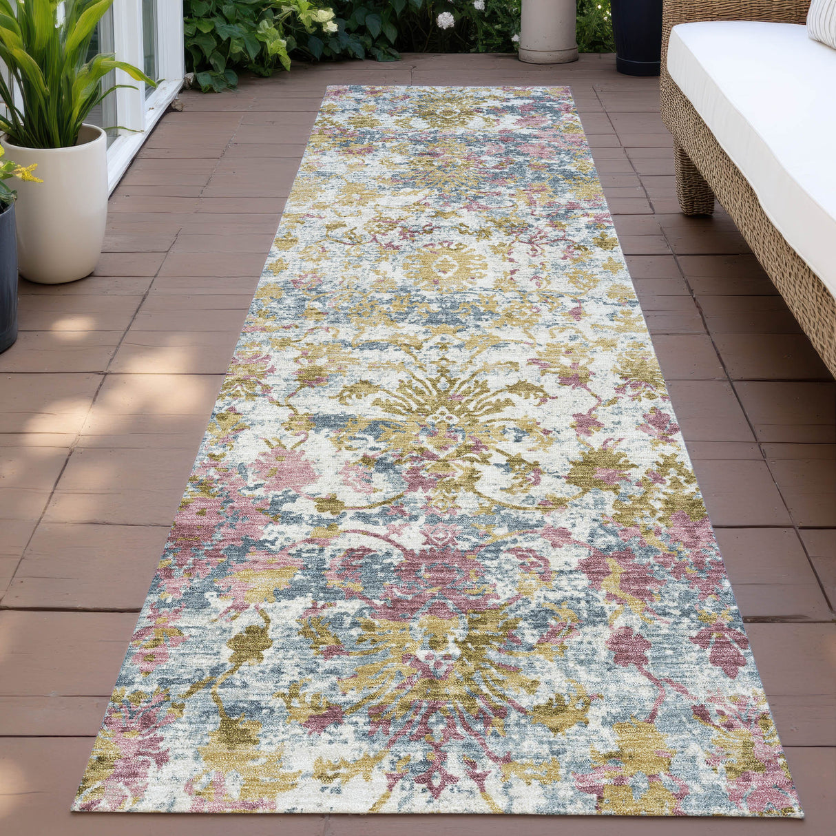 Addison Chantille ACN2211 Modern Machine Made Transitional Wheat Rug