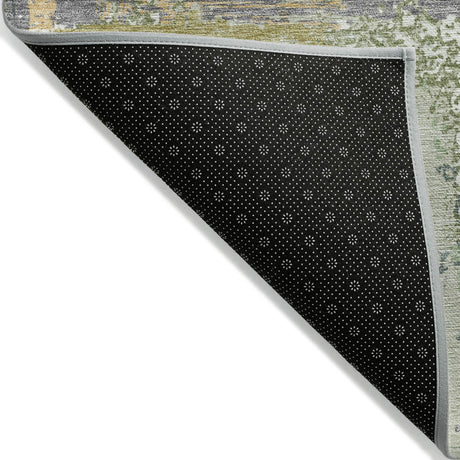 Addison Chantille ACN2212 Abstract Machine Made Transitional Aloe Rug