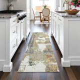 Addison Chantille ACN2212 Abstract Machine Made Transitional Ivory Rug