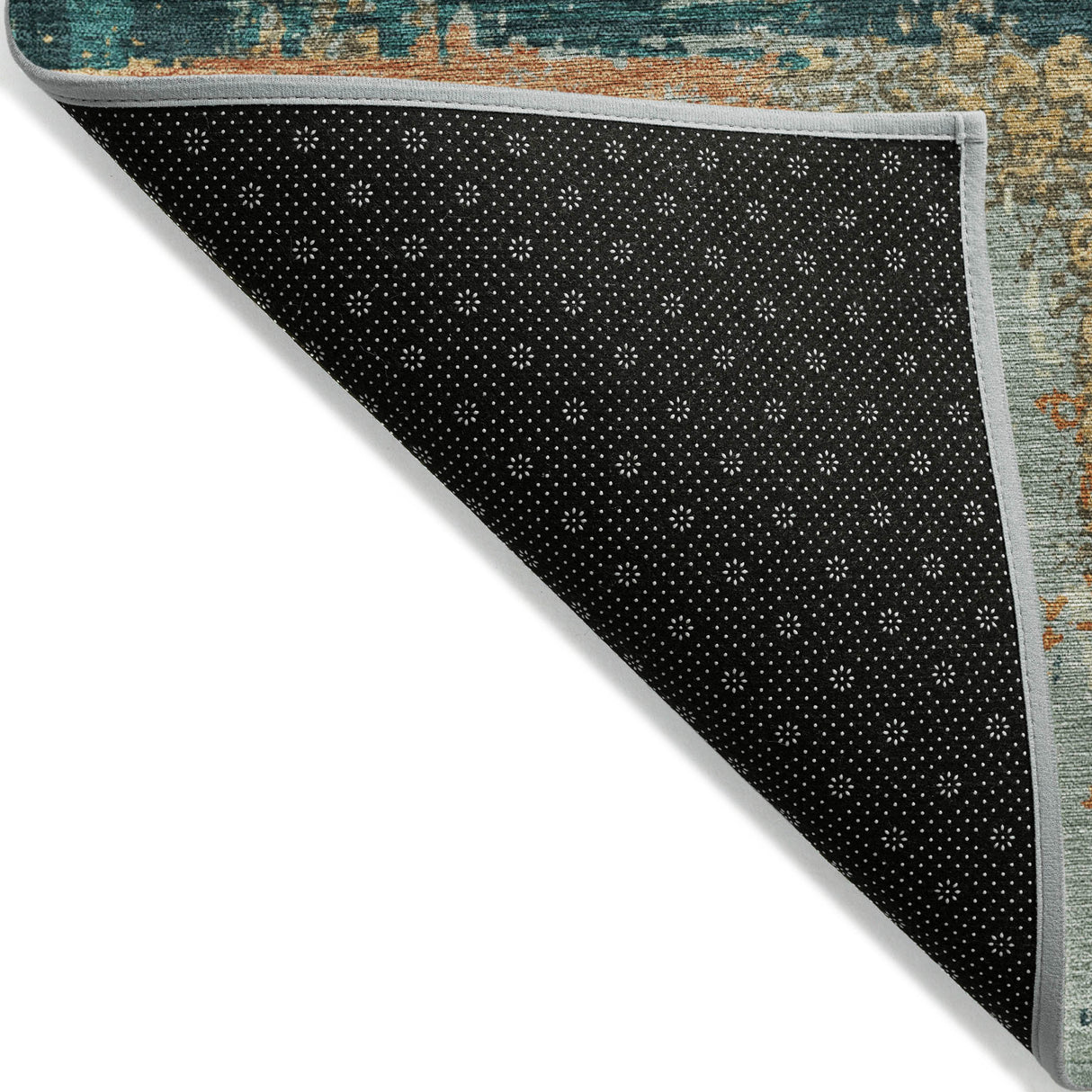 Addison Chantille ACN2212 Abstract Machine Made Transitional Seafoam Rug