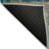 Addison Chantille ACN2212 Abstract Machine Made Transitional Seafoam Rug