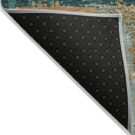 Addison Chantille ACN2212 Abstract Machine Made Transitional Seafoam Rug