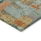 Addison Chantille ACN2212 Abstract Machine Made Transitional Seafoam Rug