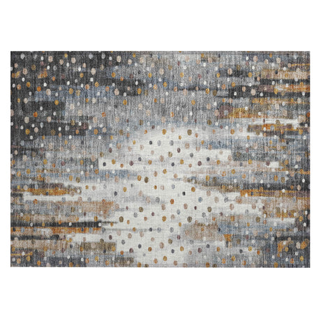 Addison Chantille ACN2213 Geometric Machine Made Transitional Gray Rug