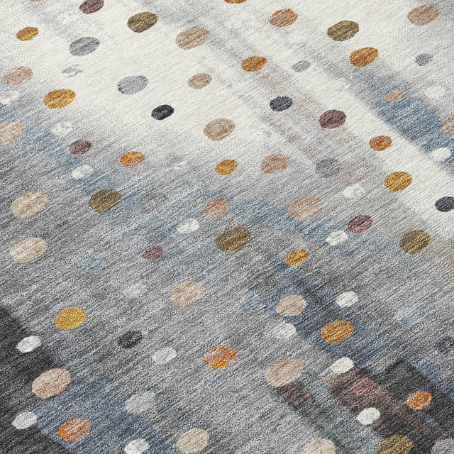 Addison Chantille ACN2213 Geometric Machine Made Transitional Gray Rug