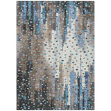 Addison Chantille ACN2213 Geometric Machine Made Transitional Taupe Rug