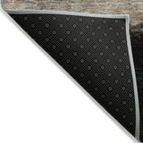 Addison Chantille ACN2214 Stripes Machine Made Transitional Black Rug