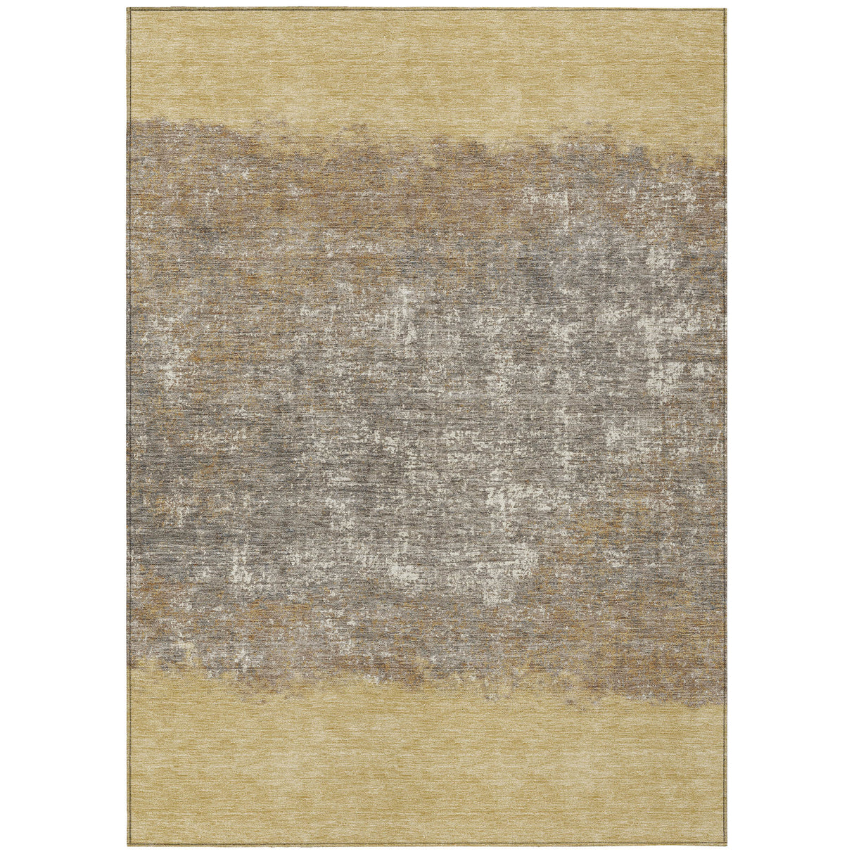 Addison Chantille ACN2214 Stripes Machine Made Transitional Gold Rug