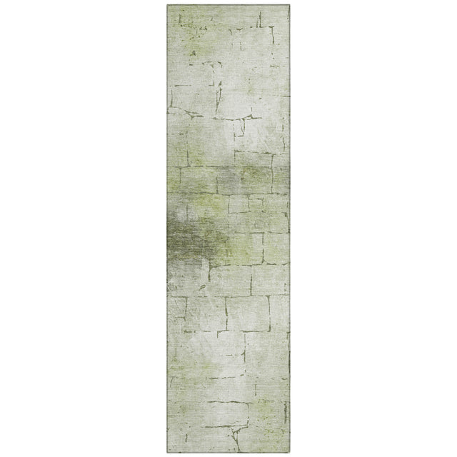 Addison Chantille ACN2215 Geometric Machine Made Transitional Aloe Rug