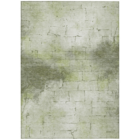 Addison Chantille ACN2215 Geometric Machine Made Transitional Aloe Rug