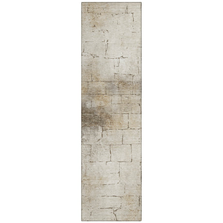 Addison Chantille ACN2215 Geometric Machine Made Transitional Beige Rug