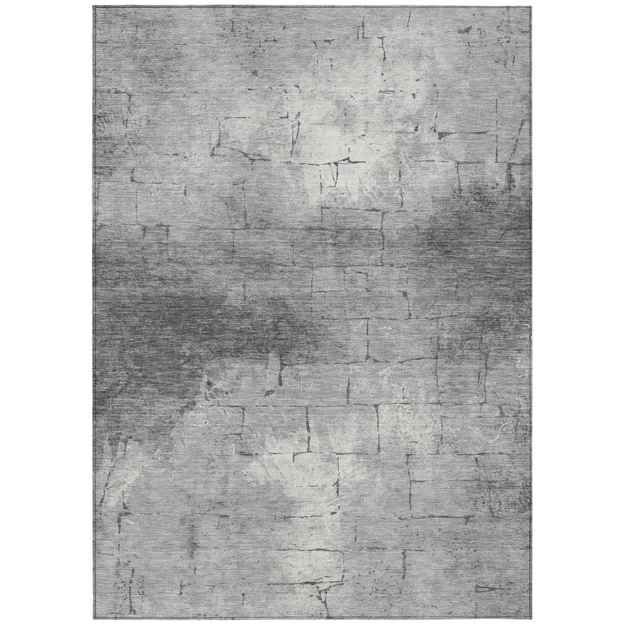 Addison Chantille ACN2215 Geometric Machine Made Transitional Gray Rug