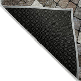 Addison Chantille ACN2216 Geometric Machine Made Transitional Brown Rug