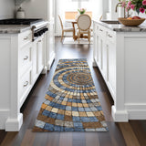 Addison Chantille ACN2216 Geometric Machine Made Transitional Denim Rug