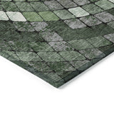 Addison Chantille ACN2216 Geometric Machine Made Transitional Sage Rug