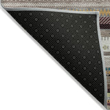 Addison Chantille ACN2218 Stripes Machine Made Transitional Brown Rug