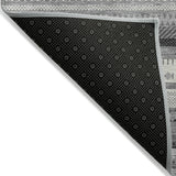Addison Chantille ACN2218 Stripes Machine Made Transitional Gray Rug