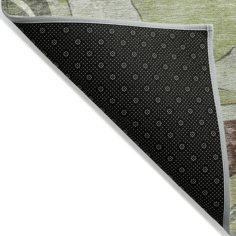 Addison Chantille ACN2219 Abstract Machine Made Transitional Aloe Rug