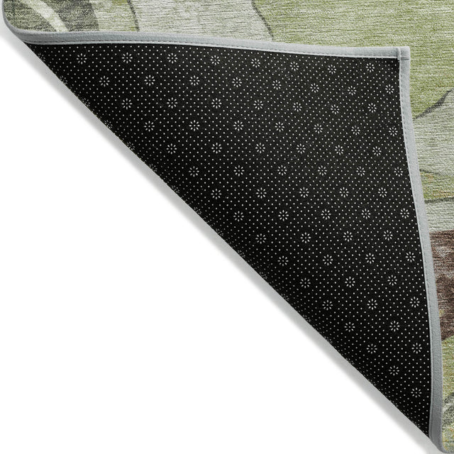 Addison Chantille ACN2219 Abstract Machine Made Transitional Aloe Rug