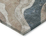 Addison Chantille ACN2219 Abstract Machine Made Transitional Beige Rug