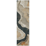 Addison Chantille ACN2219 Abstract Machine Made Transitional Putty Rug