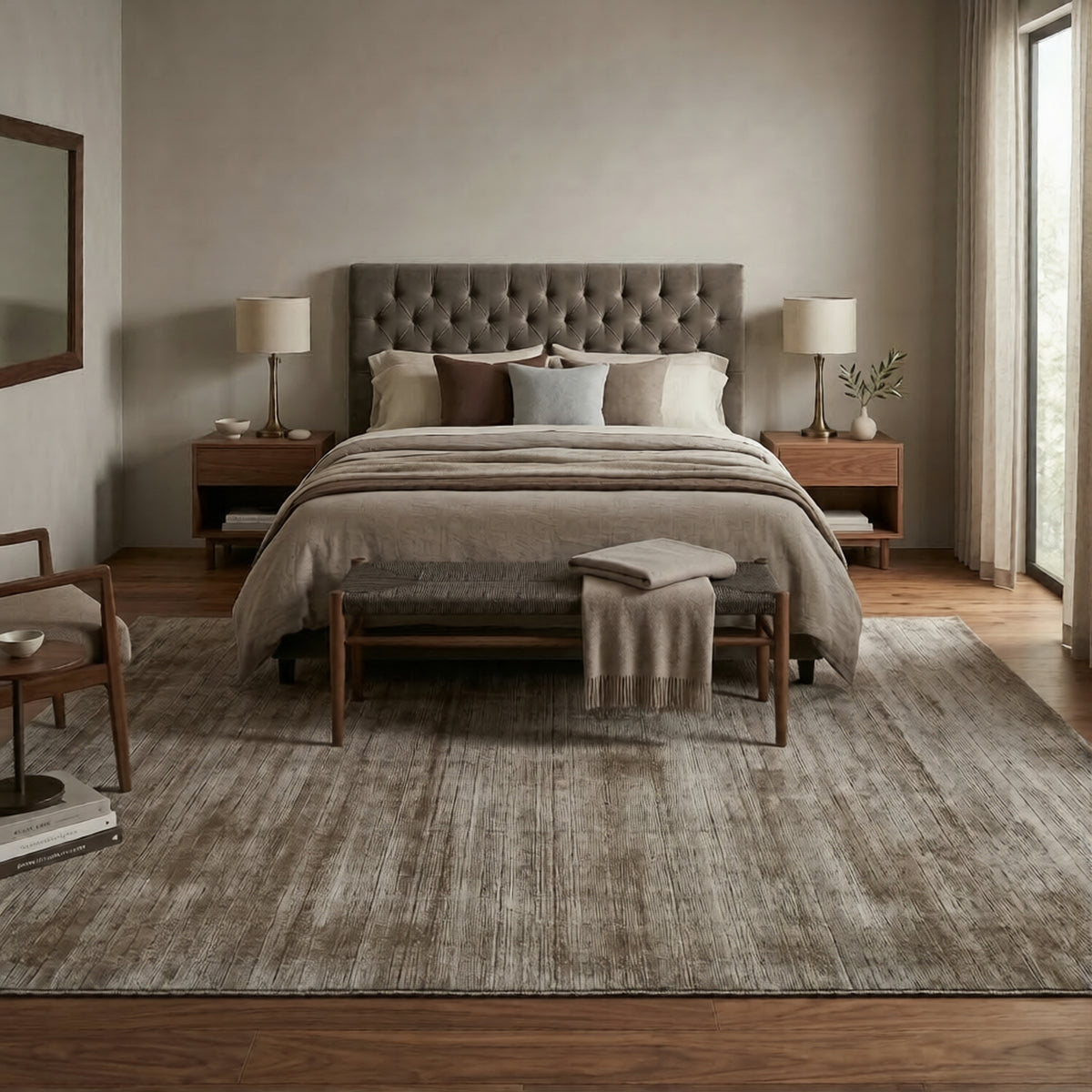 Amer Affinity AFN-14 Camel area rug - lifestyle view