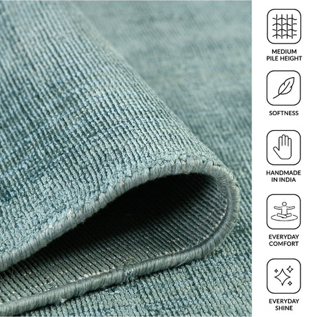 Amer Affinity AFN-1 Silver area rug - infographic view