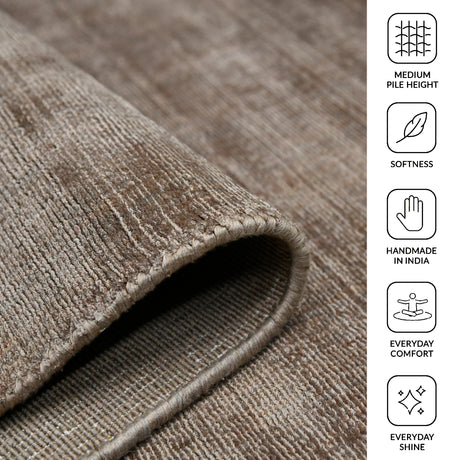 Amer Affinity AFN-14 Camel area rug - infographic view