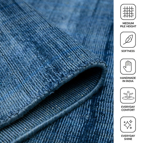 Amer Affinity AFN-7 Blue Sapphire area rug - infographic view