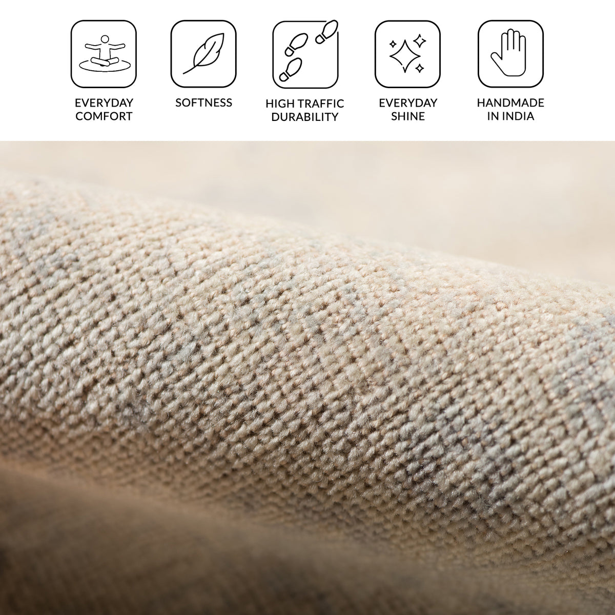 Amer Ainsley AIN-4 Moss Gray area rug - infographic view