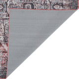 Amer Alaska ALA-1 Beige / Red area rug - back view