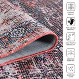 Amer Alaska ALA-1 Beige / Red area rug - infographic view